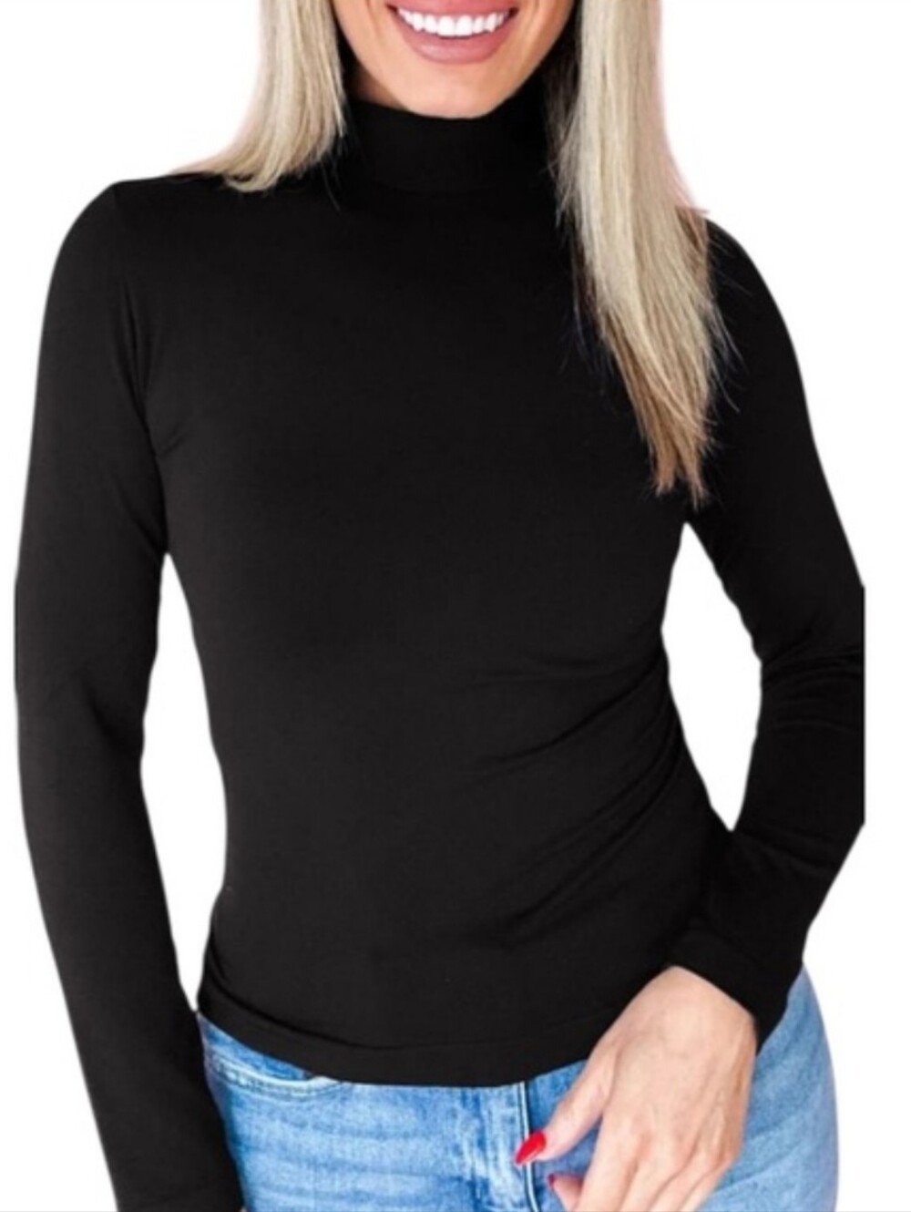 Women's White House L/Black Market Turtleneck